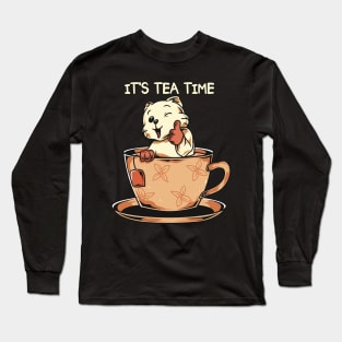 Tea Time Framed Long Sleeve T-Shirt